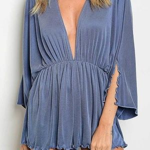Blue romper